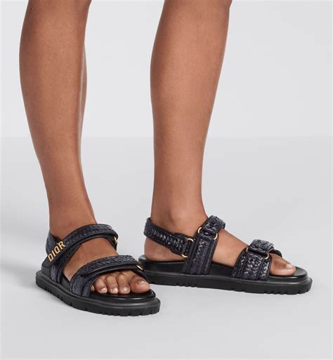 dior crystal sandals|dior beachwear sandals.